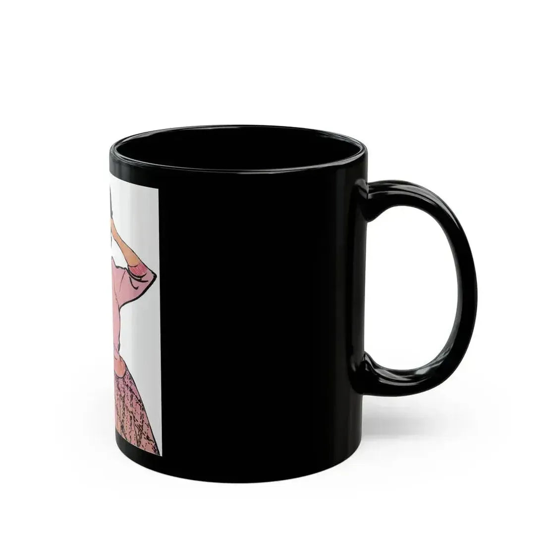 Fashion Illustration from Woman's Own magazine, 1959 (3) - Black Coffee Mug - Go Mug Yourself
