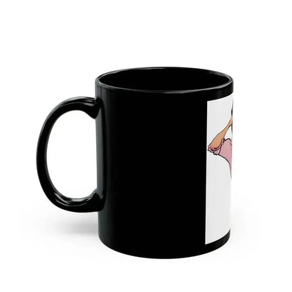 Fashion Illustration from Woman's Own magazine, 1959 (3) - Black Coffee Mug - Go Mug Yourself