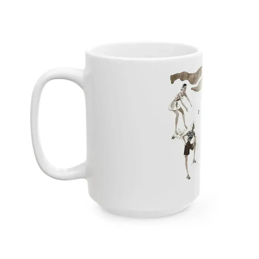 Fashion illustration, July edition of Britannia and Eve magazine, 1939 - White Coffee Mug - Go Mug Yourself