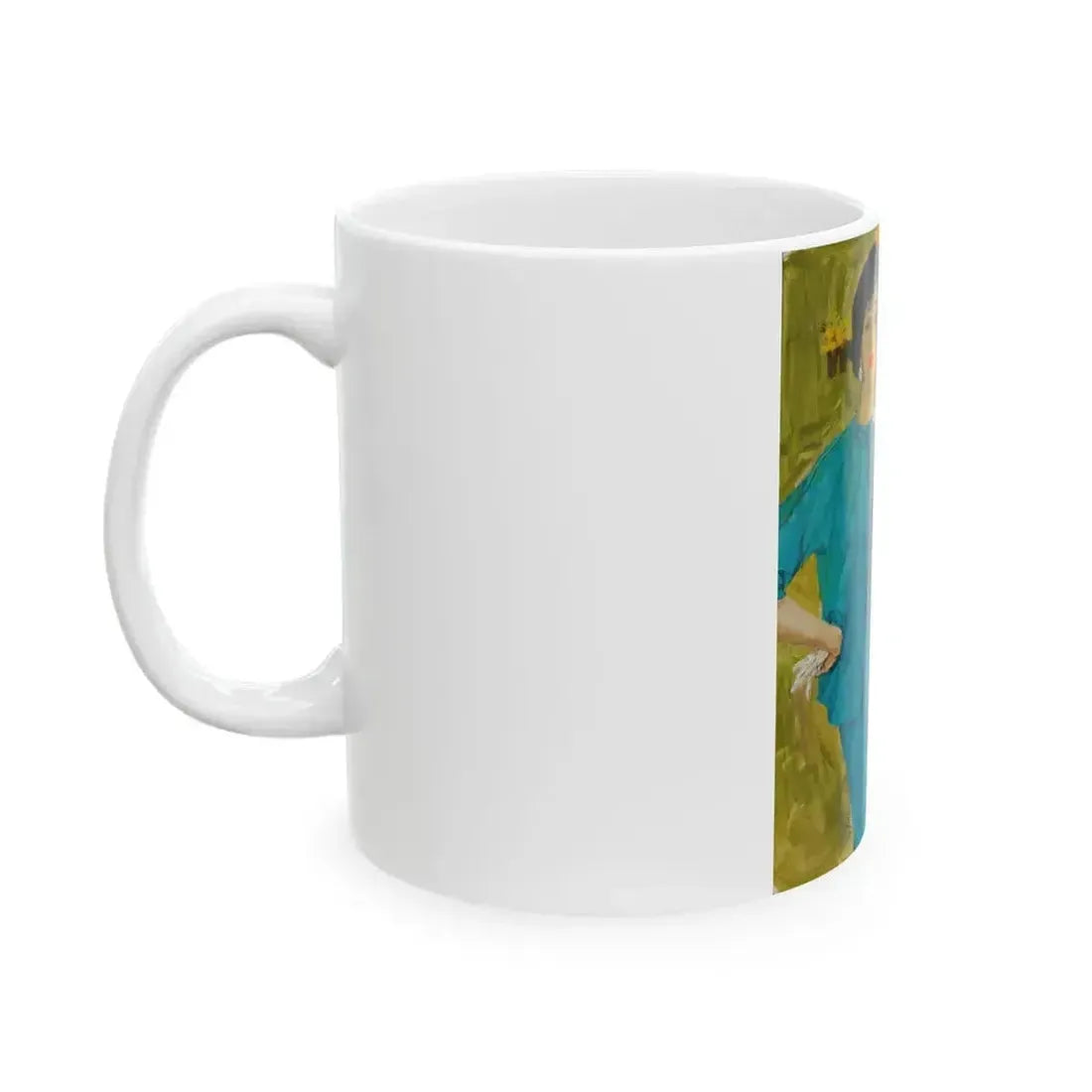 Fashion illustration - White Coffee Mug - Go Mug Yourself