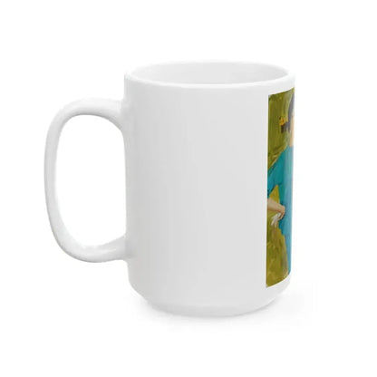 Fashion illustration - White Coffee Mug - Go Mug Yourself