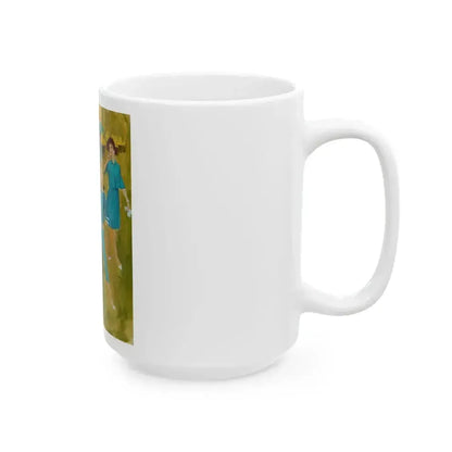 Fashion illustration - White Coffee Mug - Go Mug Yourself