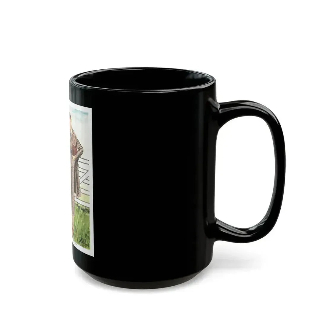 Fashion Illustration_1 - Black Coffee Mug - Go Mug Yourself