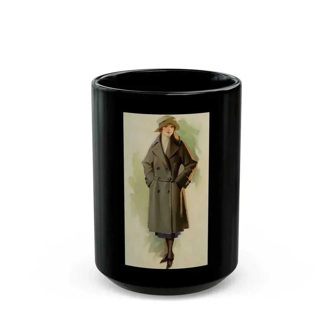 Fashionable Women (1) - Black Coffee Mug 15oz - Go Mug Yourself