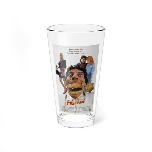 FAST FOOD 1989 Movie Poster - Pint Glass 16oz 16oz - Go Mug Yourself