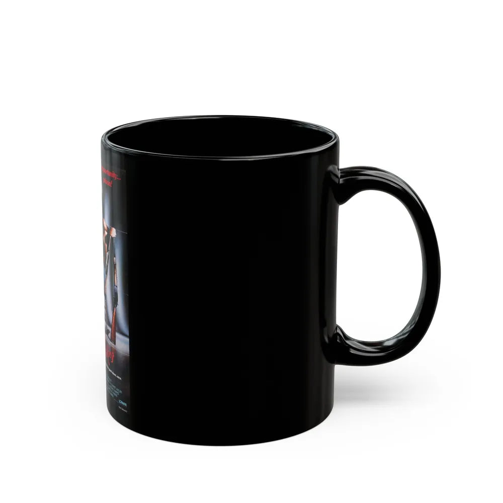 FAST WALKING 1982 Movie Poster - Black Coffee Mug-Go Mug Yourself