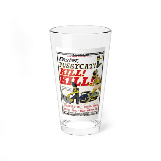 FASTER, PUSSYCAT! KILL! KILL! 1965 Movie Poster - Pint Glass 16oz-16oz-Go Mug Yourself