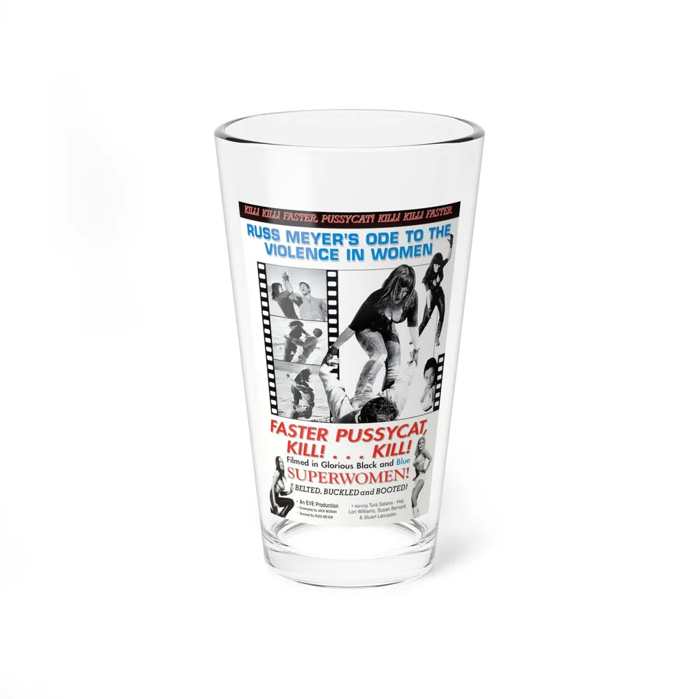 FASTER, PUSSYCAT! KILL! KILL! (3) 1965 Movie Poster - Pint Glass 16oz-16oz-Go Mug Yourself