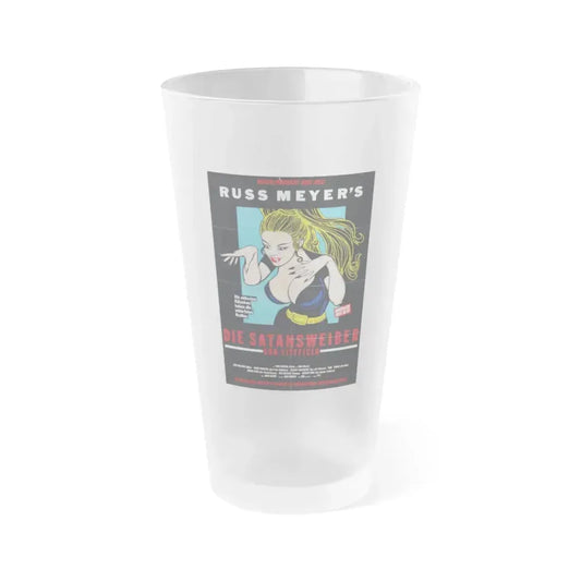 FASTER, PUSSYCAT! KILL! KILL! (GERMANY) 2 1965 Movie Poster - Frosted Pint Glass 16oz 16oz Frosted - Go Mug Yourself