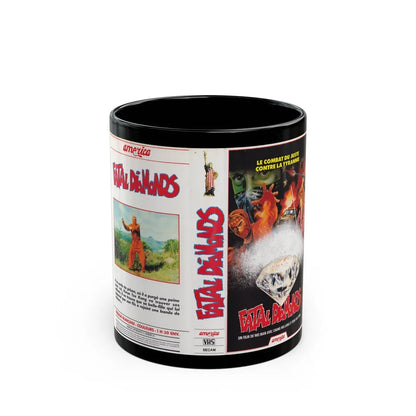 FATAL DIAMONDS (VHS COVER) - Black Coffee Mug-11oz-Go Mug Yourself