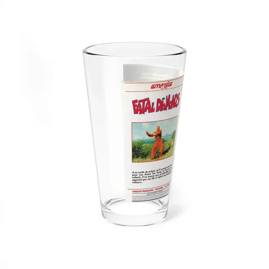 FATAL DIAMONDS (VHS COVER) Pint Glass 16oz - Go Mug Yourself