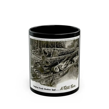 Fatal Fever advertisement, 1947 - Black Coffee Mug 11oz - Go Mug Yourself