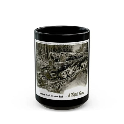 Fatal Fever advertisement, 1947 - Black Coffee Mug 15oz - Go Mug Yourself