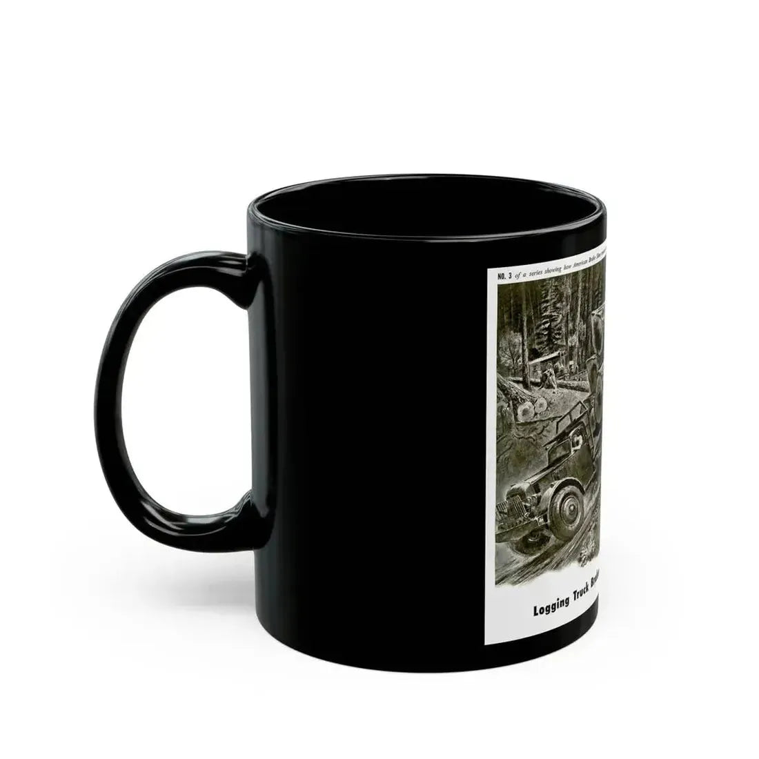 Fatal Fever advertisement, 1947 - Black Coffee Mug - Go Mug Yourself
