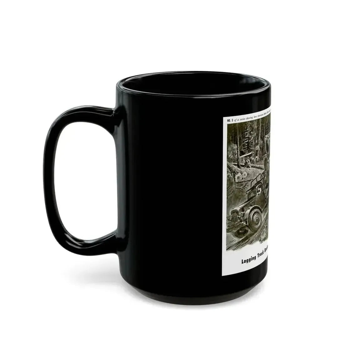 Fatal Fever advertisement, 1947 - Black Coffee Mug - Go Mug Yourself
