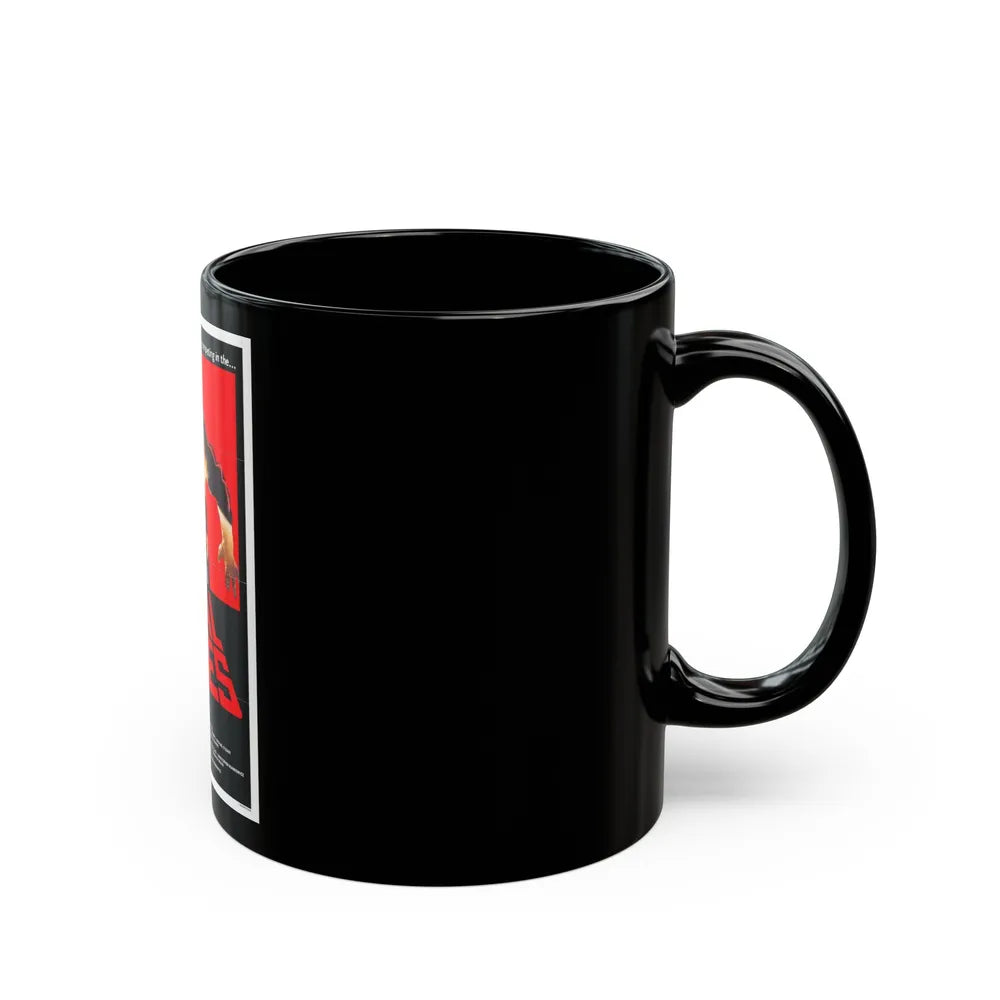 FATAL GAMES 1984 Movie Poster - Black Coffee Mug-Go Mug Yourself