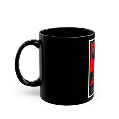 FATAL GAMES 1984 Movie Poster - Black Coffee Mug-Go Mug Yourself