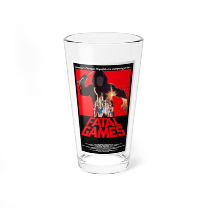 FATAL GAMES 1984 Movie Poster - Pint Glass 16oz-16oz-Go Mug Yourself