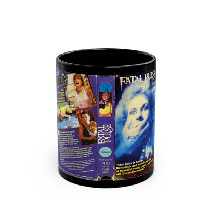 FATAL PULSE (VHS COVER) - Black Coffee Mug-11oz-Go Mug Yourself