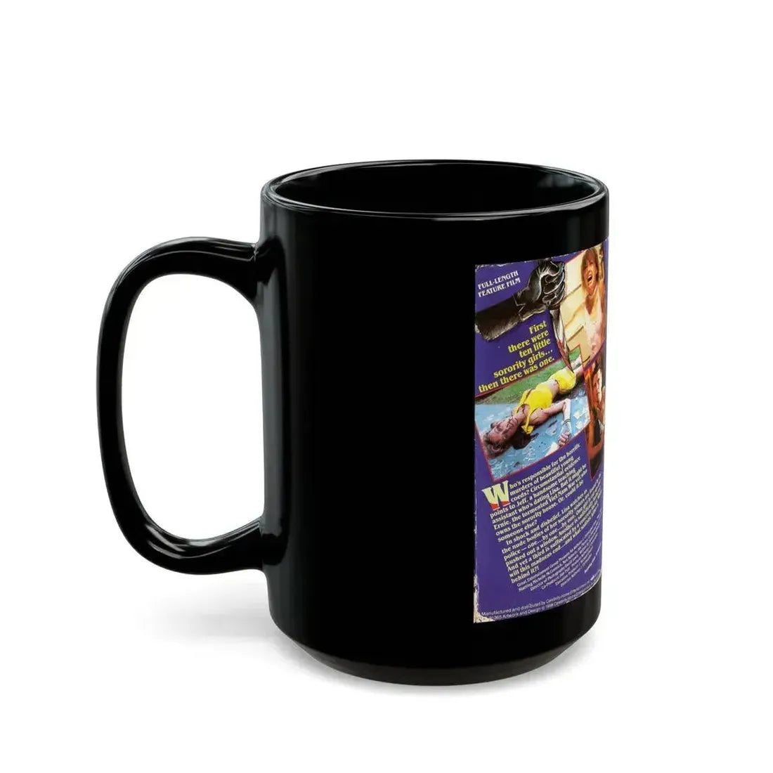 FATAL PULSE (VHS COVER) - Black Coffee Mug - Go Mug Yourself