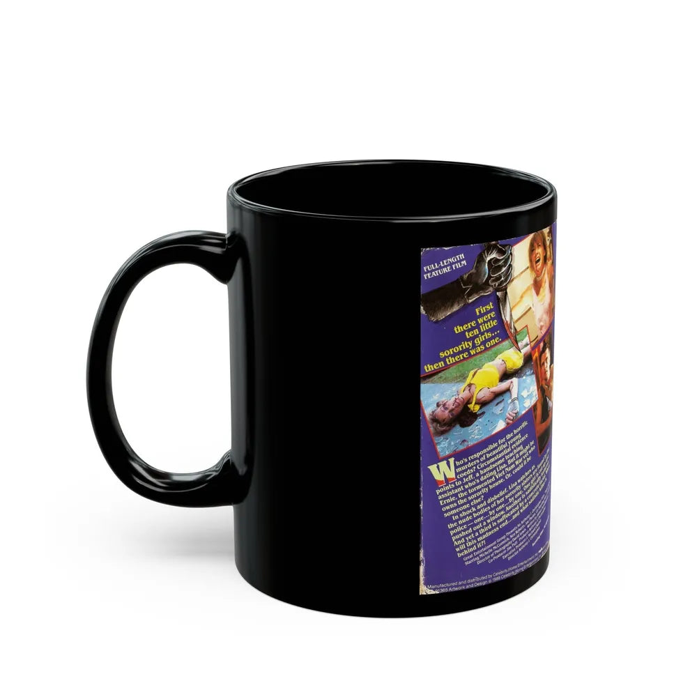 FATAL PULSE (VHS COVER) - Black Coffee Mug-Go Mug Yourself