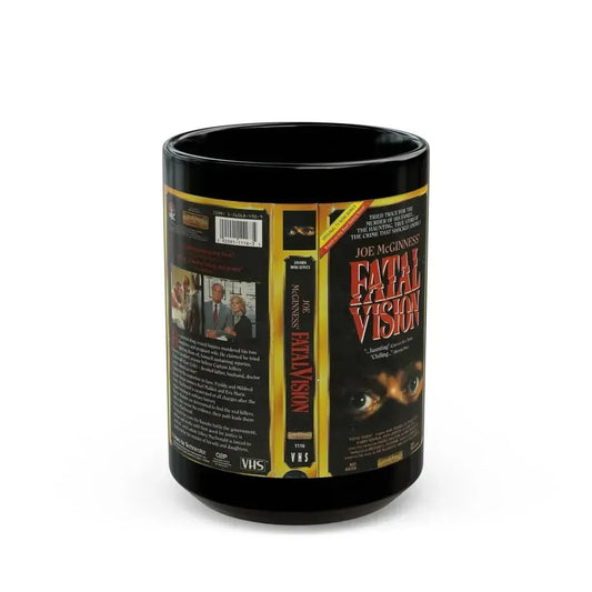 FATAL VISION (VHS COVER) - Black Coffee Mug 15oz - Go Mug Yourself