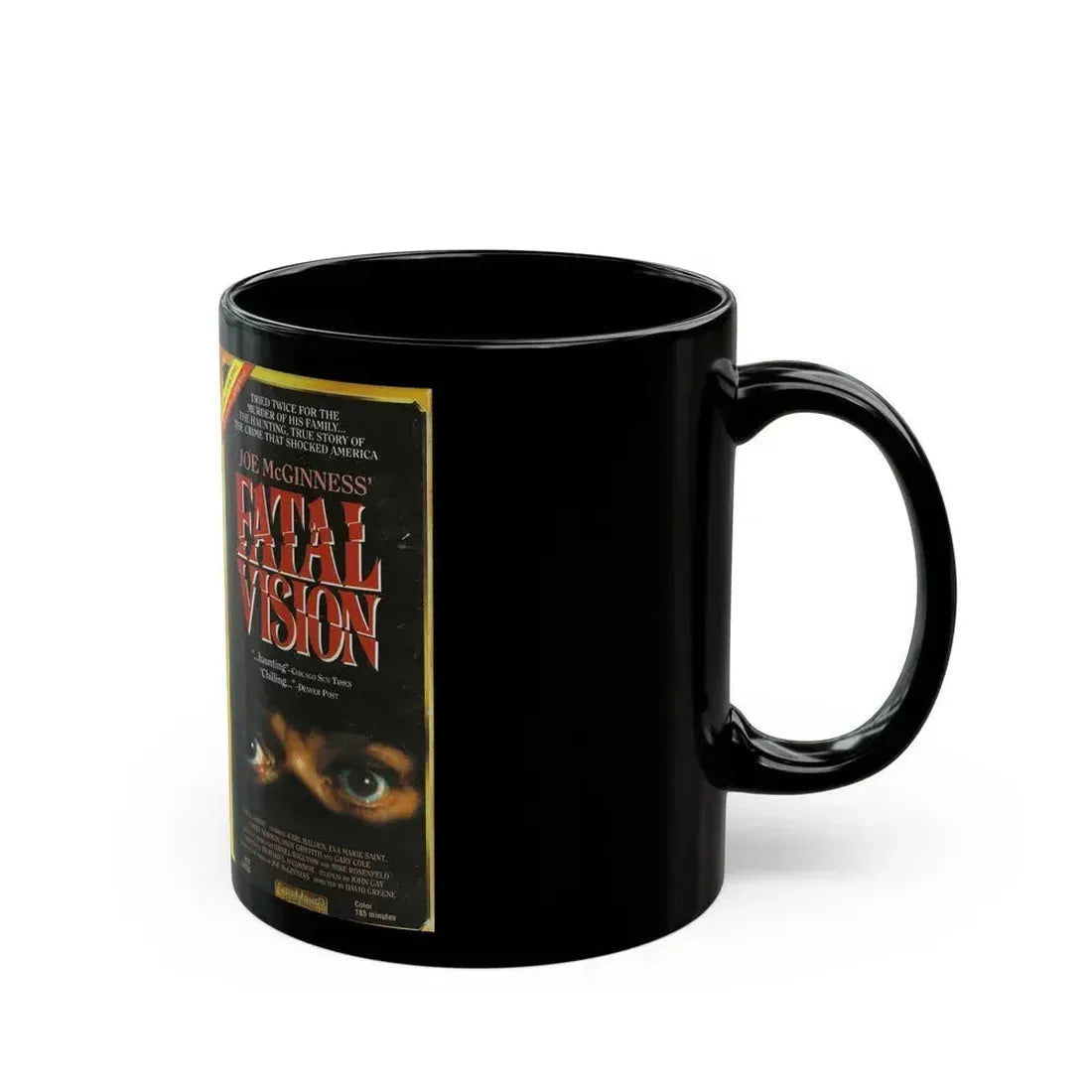 FATAL VISION (VHS COVER) - Black Coffee Mug - Go Mug Yourself