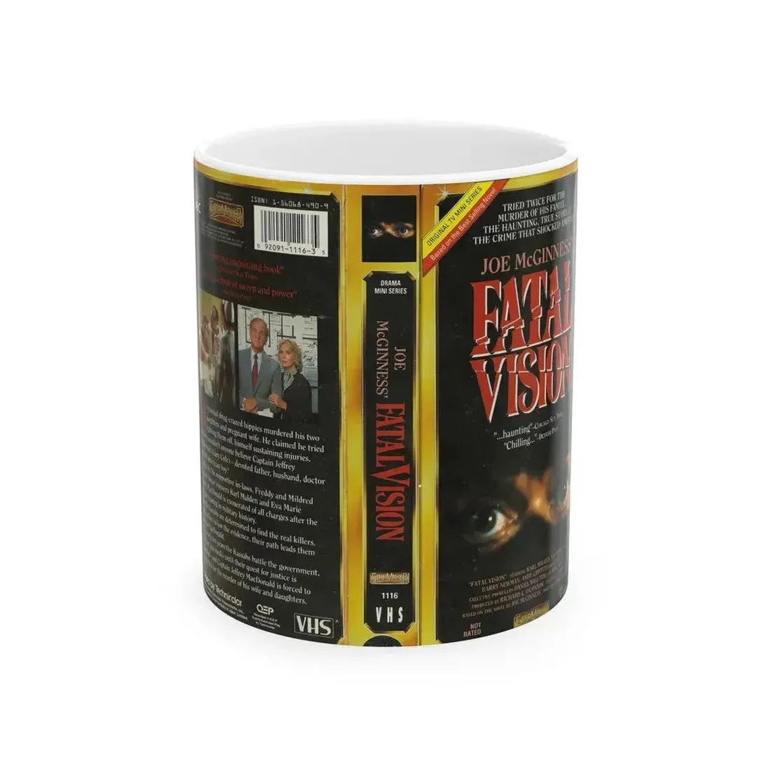 FATAL VISION (VHS COVER) - White Coffee Mug 11oz - Go Mug Yourself