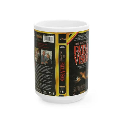 FATAL VISION (VHS COVER) - White Coffee Mug 15oz - Go Mug Yourself