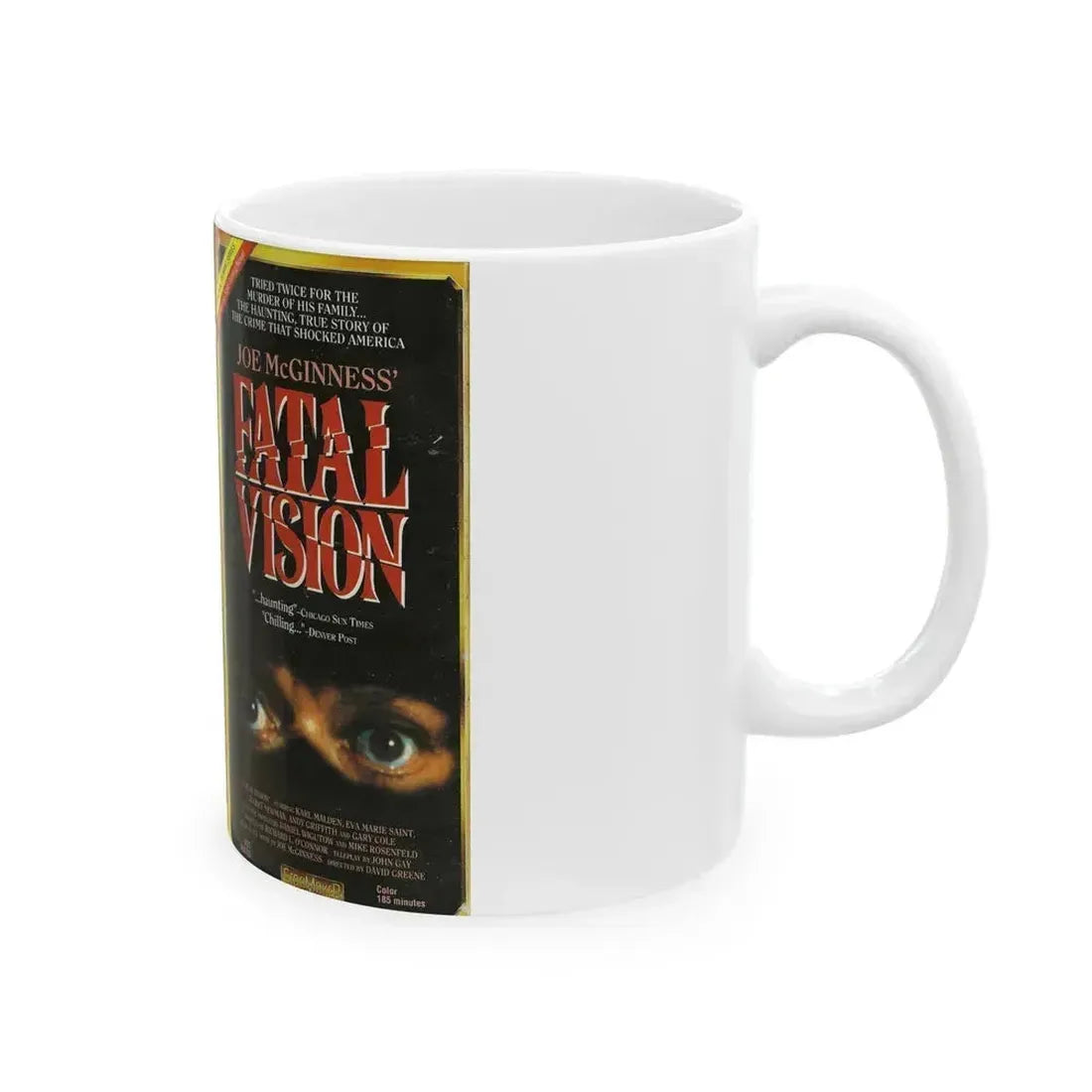 FATAL VISION (VHS COVER) - White Coffee Mug - Go Mug Yourself
