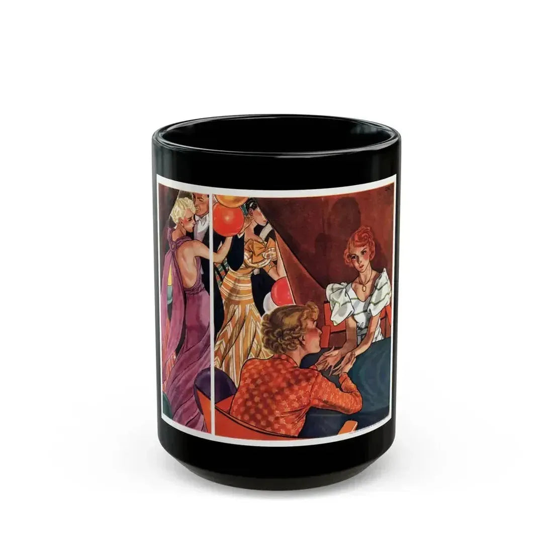Fate in Her Hands (1), The American Magazine, April 1936 - Black Coffee Mug 15oz - Go Mug Yourself