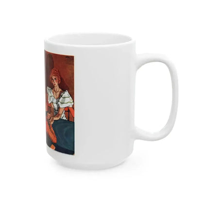 Fate in Her Hands (1), The American Magazine, April 1936 - White Coffee Mug - Go Mug Yourself