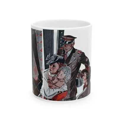 Fate in Her Hands (2), The American Magazine, April 1936 - White Coffee Mug 11oz - Go Mug Yourself