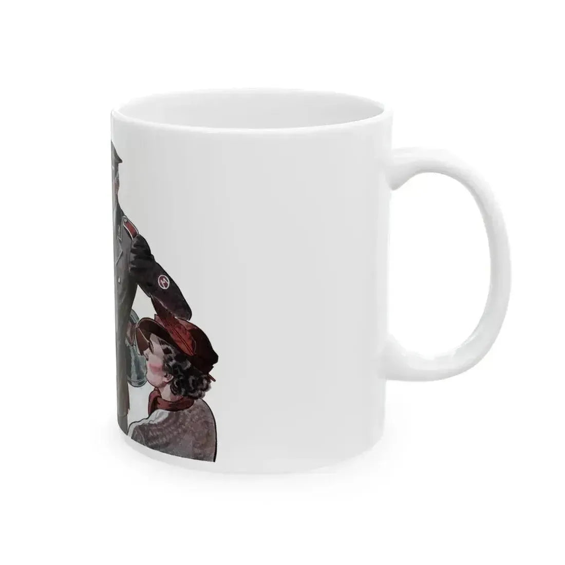 Fate in Her Hands (2), The American Magazine, April 1936 - White Coffee Mug - Go Mug Yourself