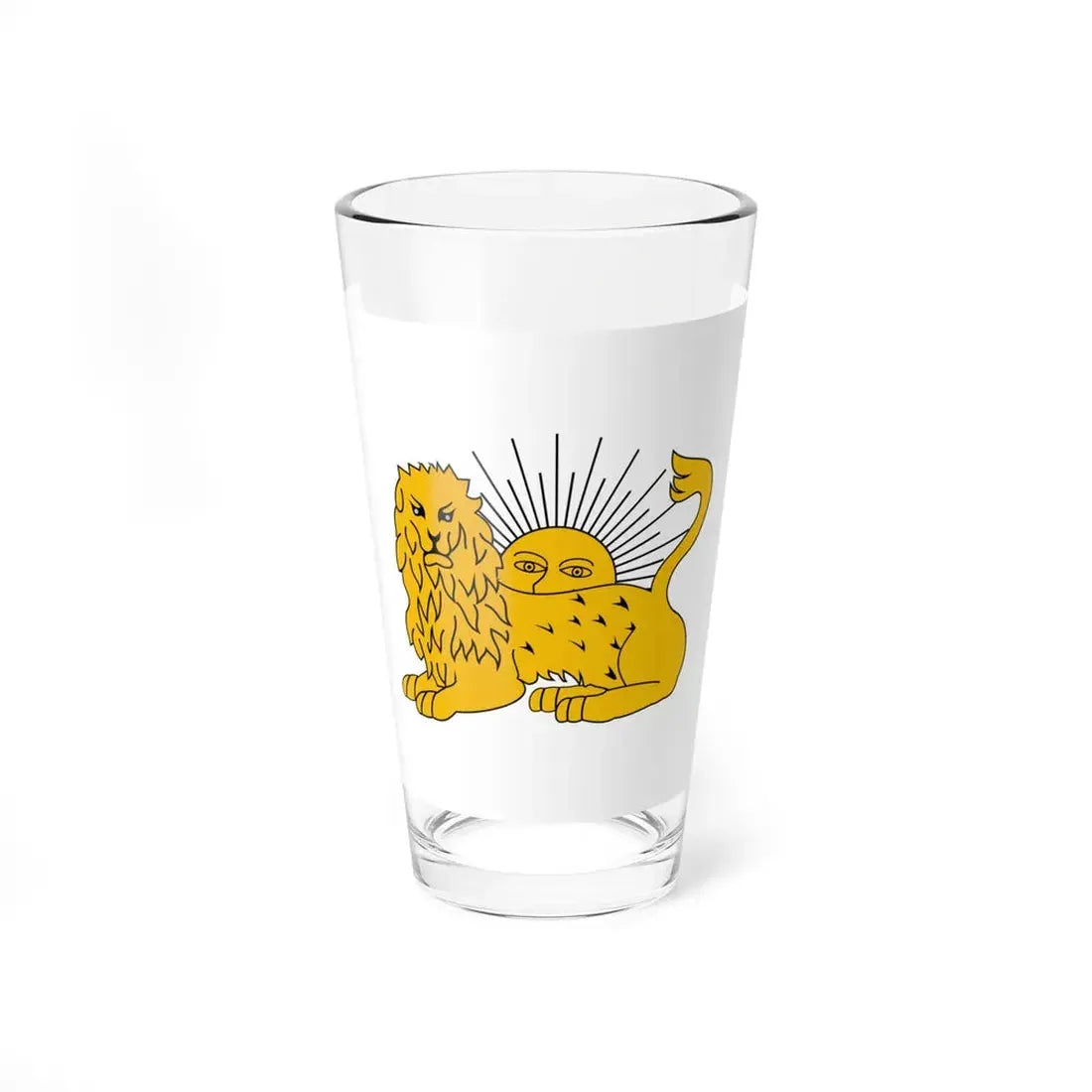Fath Ali Shah Flag 1 (Iran) Pint Glass 16oz 16oz - Go Mug Yourself