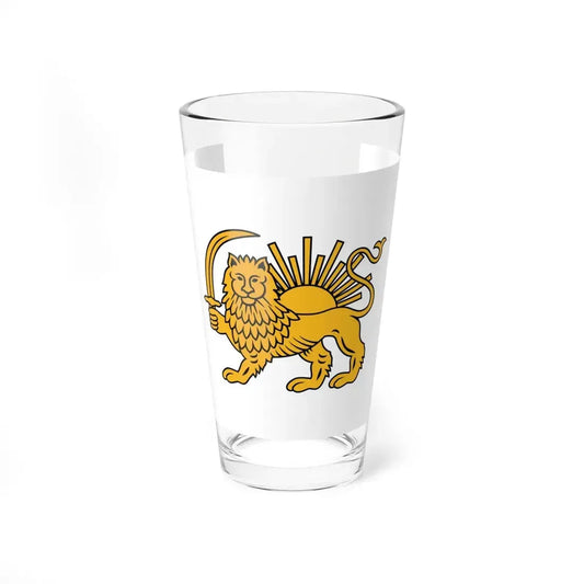 Fath Ali Shah Flag (Iran) Pint Glass 16oz 16oz - Go Mug Yourself
