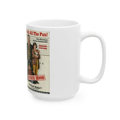 FATHER HOOD FULL LENGTH SCREENER FOR VIDEO RETAILERS ONLY (VHS COVER) - White Coffee Mug - Go Mug Yourself