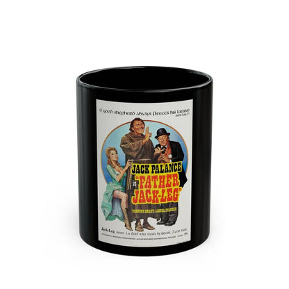 FATHER JACK-LEG 1972 Movie Poster - Black Coffee Mug-11oz-Go Mug Yourself