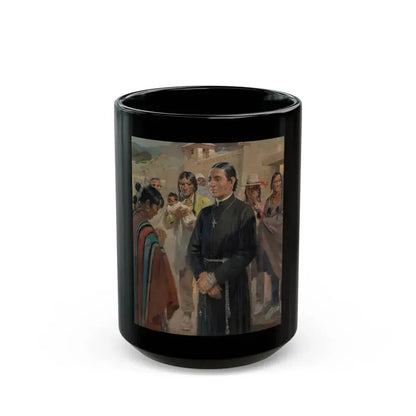 Father Lopez - Black Coffee Mug 15oz - Go Mug Yourself