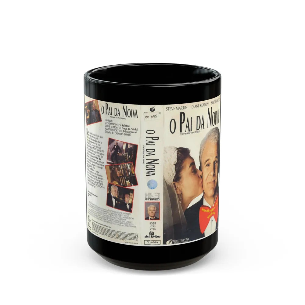 FATHER OF THE BRIDE O PAI DA NOIVA (VHS COVER) - Black Coffee Mug-15oz-Go Mug Yourself