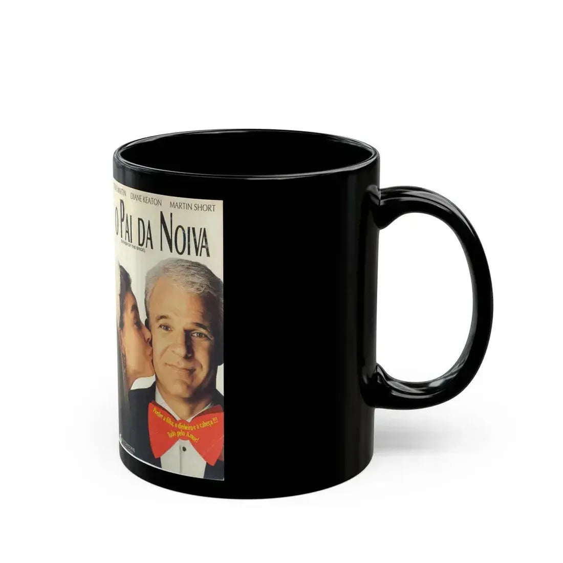 FATHER OF THE BRIDE O PAI DA NOIVA (VHS COVER) - Black Coffee Mug - Go Mug Yourself