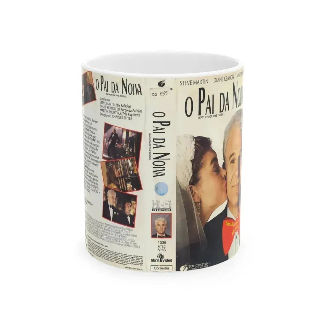 FATHER OF THE BRIDE O PAI DA NOIVA (VHS COVER) - White Coffee Mug 11oz - Go Mug Yourself
