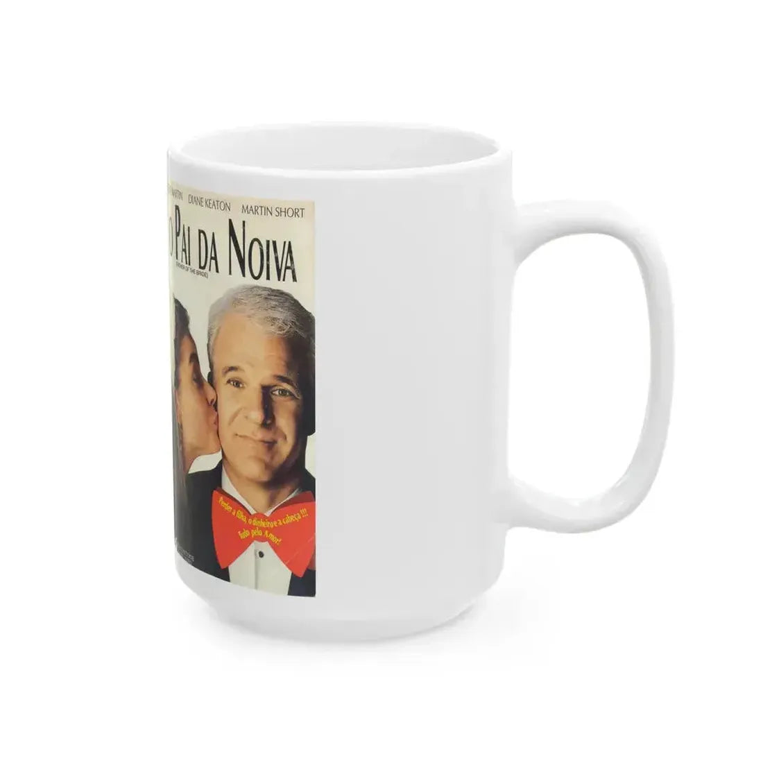 FATHER OF THE BRIDE O PAI DA NOIVA (VHS COVER) - White Coffee Mug - Go Mug Yourself