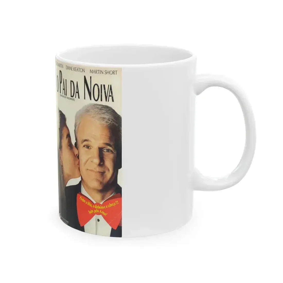 FATHER OF THE BRIDE O PAI DA NOIVA (VHS COVER) - White Coffee Mug - Go Mug Yourself