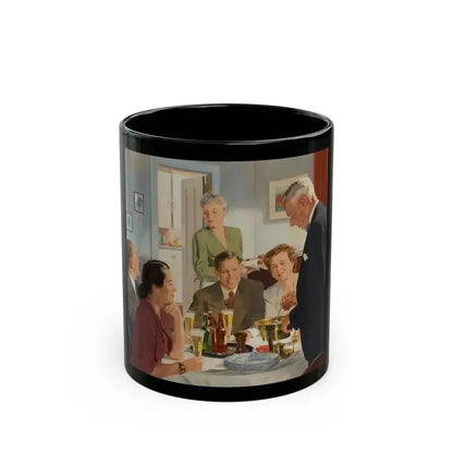 Father's Secret Recipe, Home Life in America, 1952 - Black Coffee Mug 11oz - Go Mug Yourself