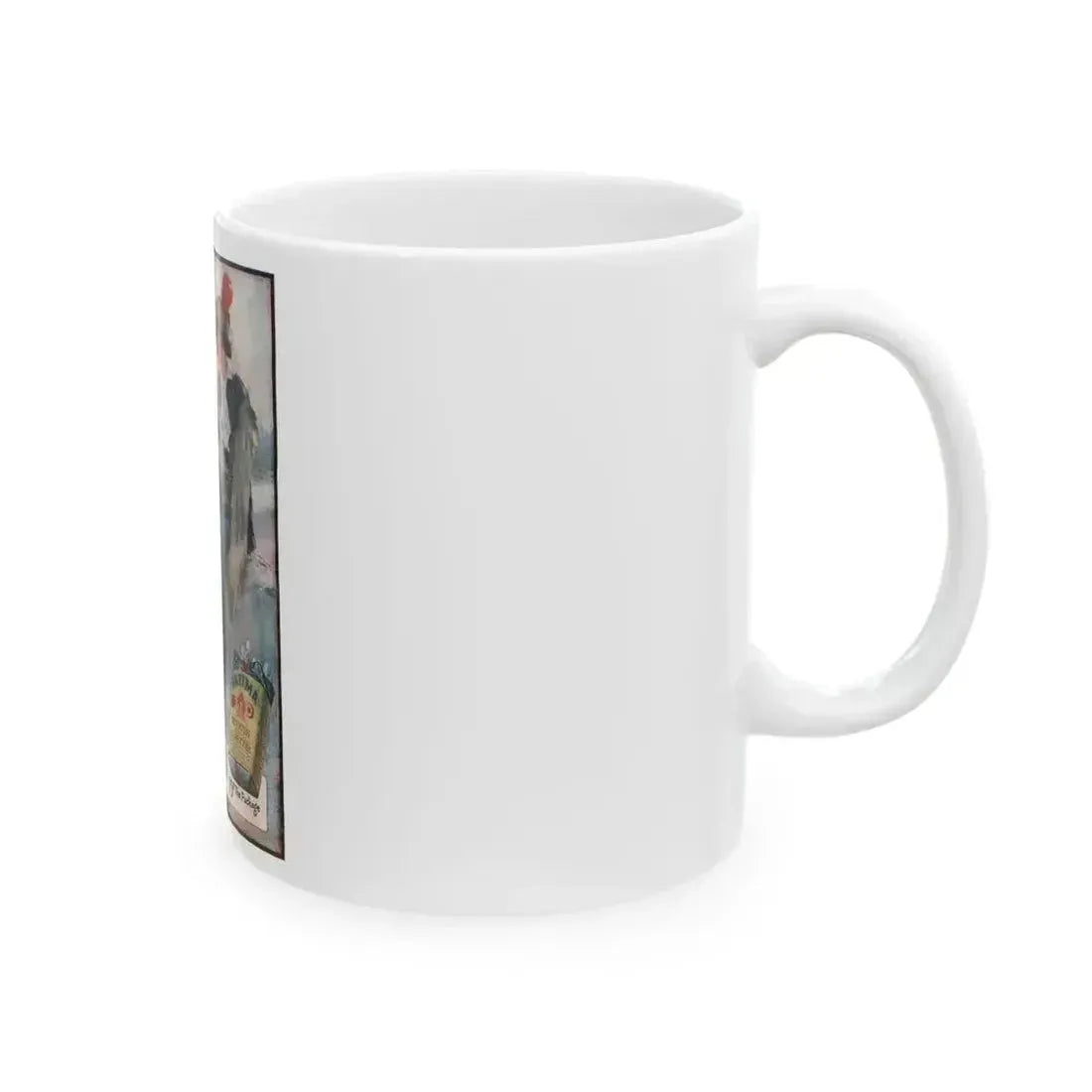 Fatima, backcover from The Popular Magazine, February 15, 1914 - White Coffee Mug - Go Mug Yourself