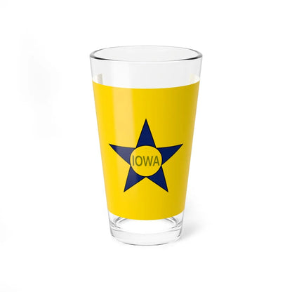Fatima Cigarettes Iowa flag (United States) Pint Glass 16oz 16oz - Go Mug Yourself