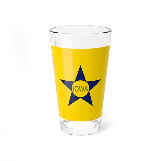 Fatima Cigarettes Iowa flag (United States) Pint Glass 16oz 16oz - Go Mug Yourself