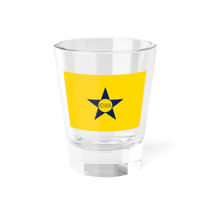 Fatima Cigarettes Iowa flag (United States) Shot Glass 1.5oz 1.5oz - Go Mug Yourself