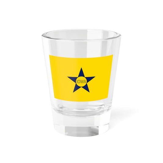 Fatima Cigarettes Iowa flag (United States) Shot Glass 1.5oz 1.5oz - Go Mug Yourself